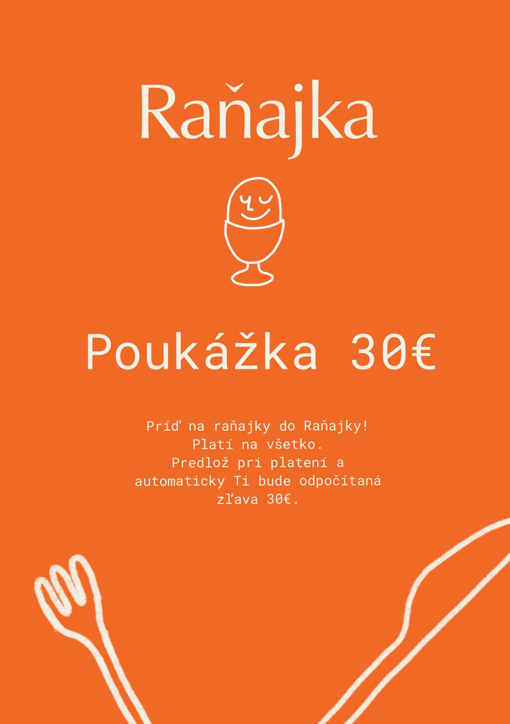 Poukážka v hodnote 30€