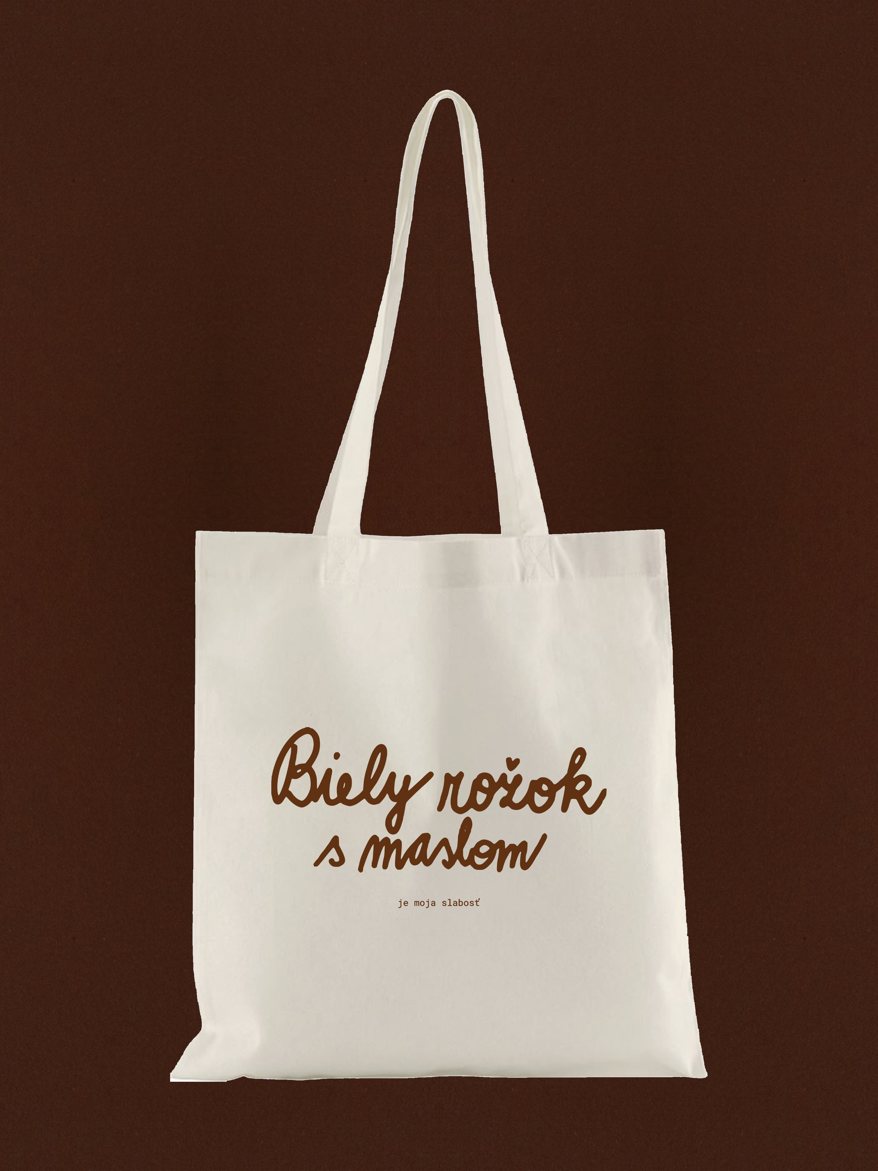 Taška biely rožok s maslom