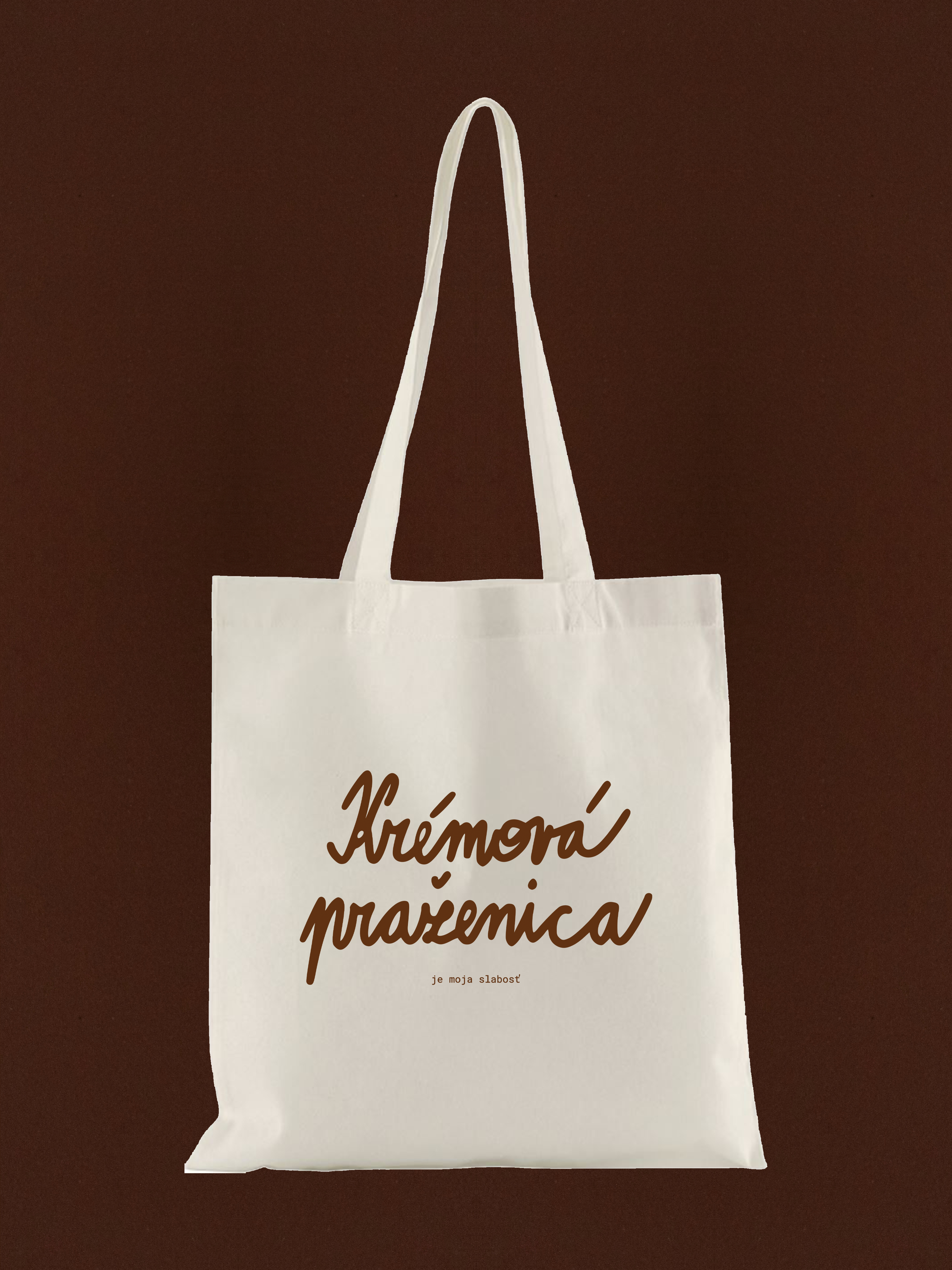 Taška krémová praženica