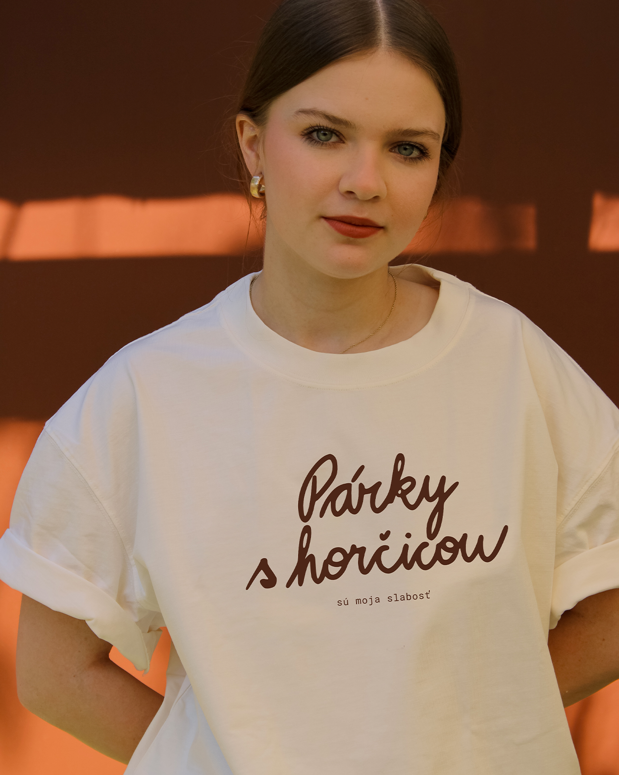 Tričko párky s horčicou